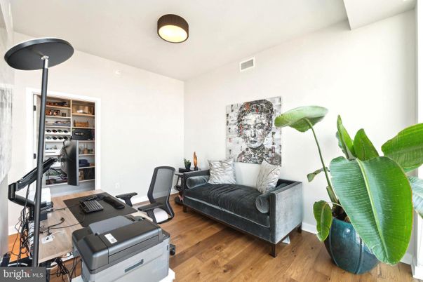 Home Office, Interior, Wood Texture Flooring