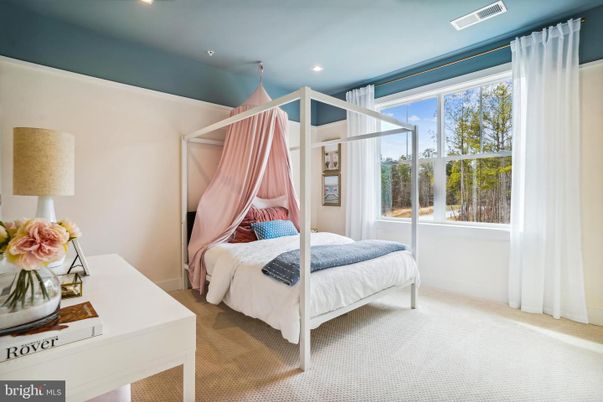 Bedroom, Interior, Recessed Lighting
