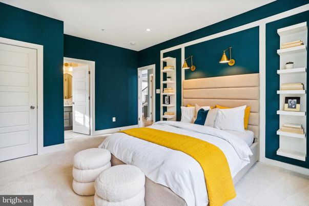 Bedroom, Interior, Recessed Lighting