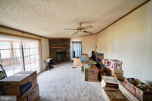 Fireplace, Interior, Stone Walls