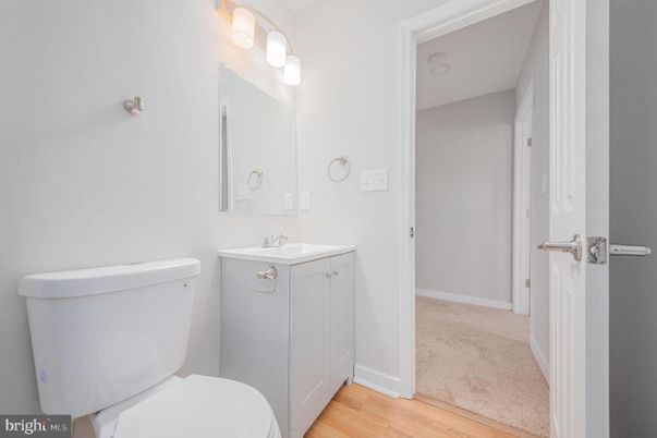 Bathroom, Dual Sink Vanities, Interior, Wood Texture Flooring