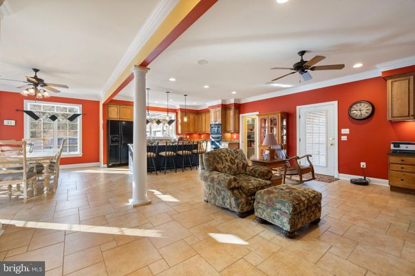 Dining room, Interior, Kitchen, Living room, Pendant Lights, Recessed Lighting