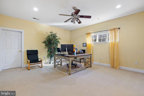 Home Office, Interior, Recessed Lighting