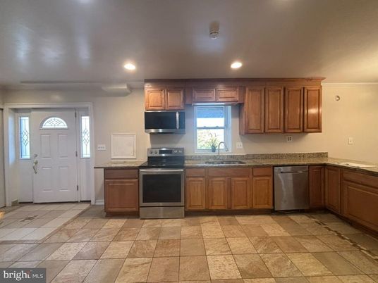 Interior, Kitchen, Recessed Lighting, Stainless Steel Appliances