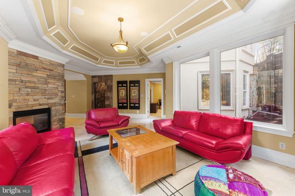 Fireplace, Interior, Living room, Stone Walls