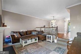 Chandelier, Fireplace, Interior, Living room, Wood Texture Flooring