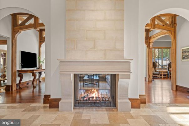 Fireplace, Interior, Wood Texture Flooring