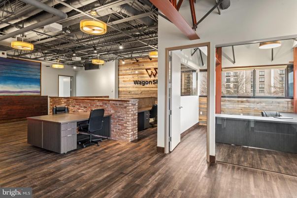 Home Office, Interior, Wood Texture Flooring, Wooden Walls