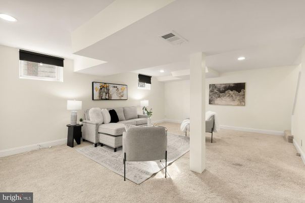 Interior, Living room, Recessed Lighting