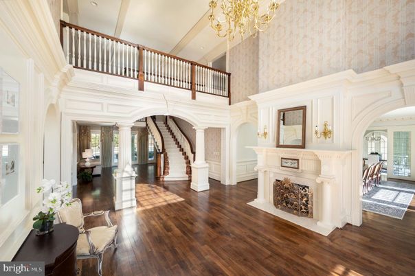 Chandelier, Interior, Wood Texture Flooring