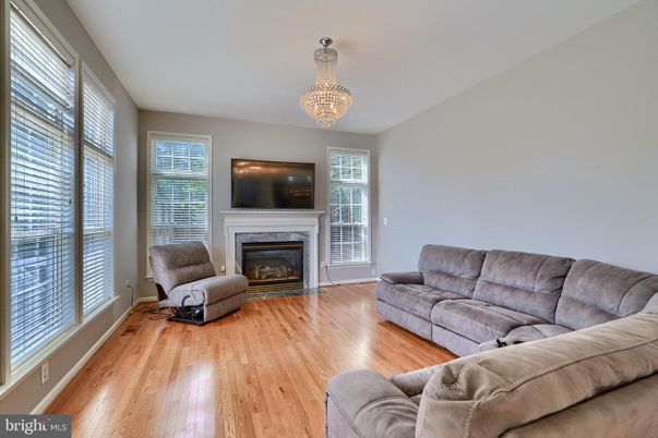Chandelier, Fireplace, Interior, Living room, Wood Texture Flooring