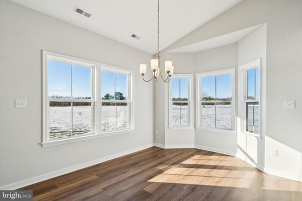 Chandelier, Empty room, Interior, Water, Wood Texture Flooring