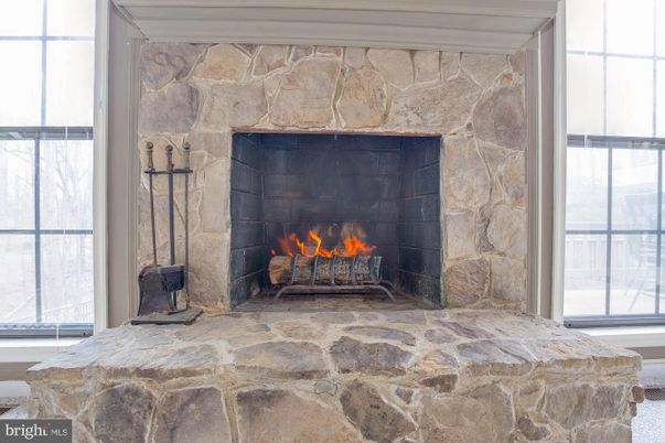 Fireplace, Interior, Stone Walls