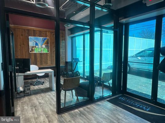 Home Office, Interior, Wood Texture Flooring, Wooden Walls