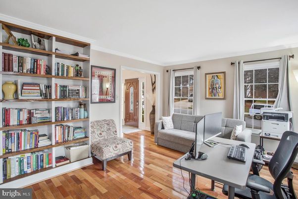 Home Office, Interior, Wood Texture Flooring