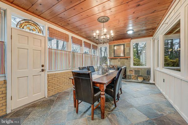 Chandelier, Dining room, Interior, Wooden Ceilings