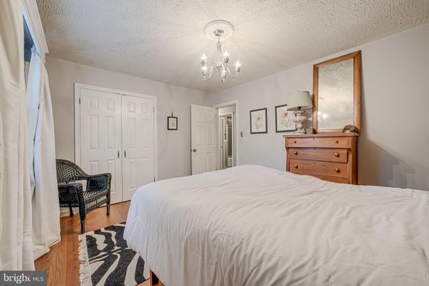Bedroom, Chandelier, Interior, Wood Texture Flooring