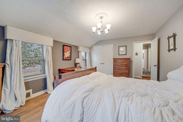 Bedroom, Chandelier, Interior, Wood Texture Flooring