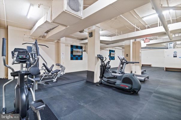 Fitness Equipment, Gym, Interior