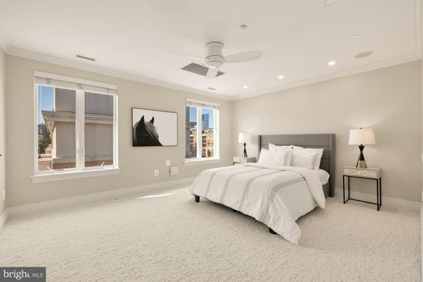 Bedroom, Interior, Recessed Lighting