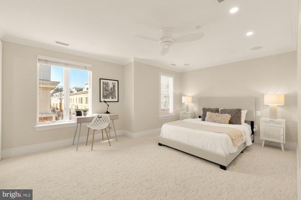 Bedroom, Home Office, Interior, Recessed Lighting