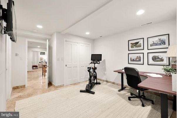 Fitness Equipment, Home Office, Interior, Recessed Lighting