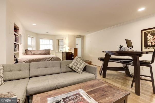 Bedroom, Home Office, Interior, Recessed Lighting, Wood Texture Flooring