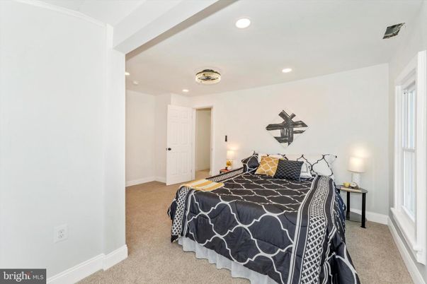 Bedroom, Interior, Recessed Lighting