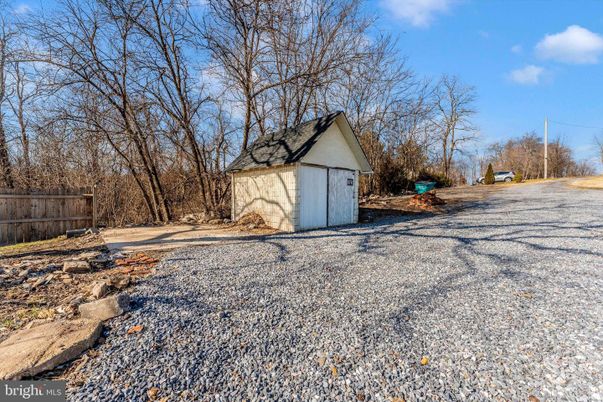 Backyard, Detached Garage, Exterior