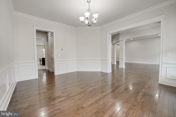 Chandelier, Empty room, Interior, Wood Texture Flooring