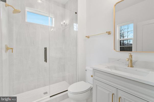 Bathroom, Glass Shower, Interior