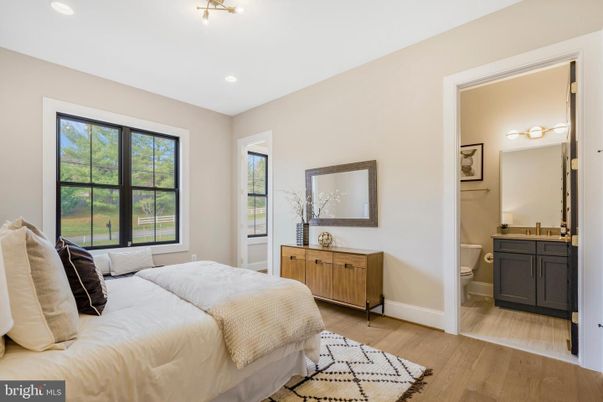 Bathroom, Bedroom, Interior, Recessed Lighting, Wood Texture Flooring