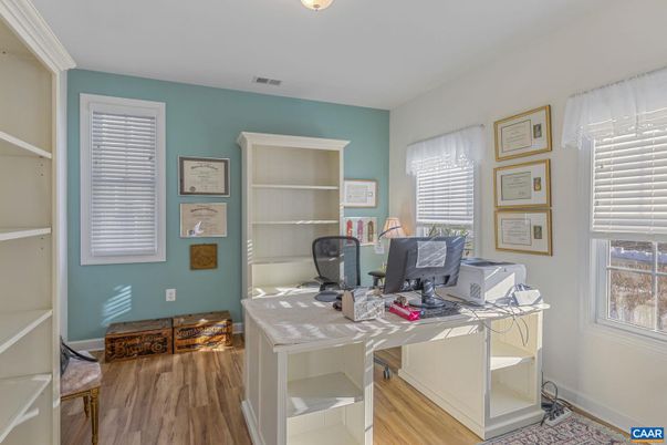 Home Office, Interior, Wood Texture Flooring