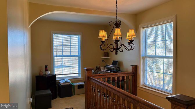 Chandelier, Home Office, Interior