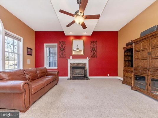 Empty room, Fireplace, Interior, Recessed Lighting