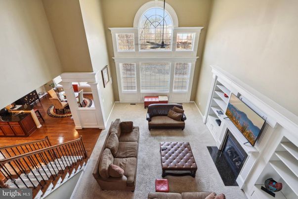 Fireplace, Interior, Living room, Pendant Lights, Wood Texture Flooring