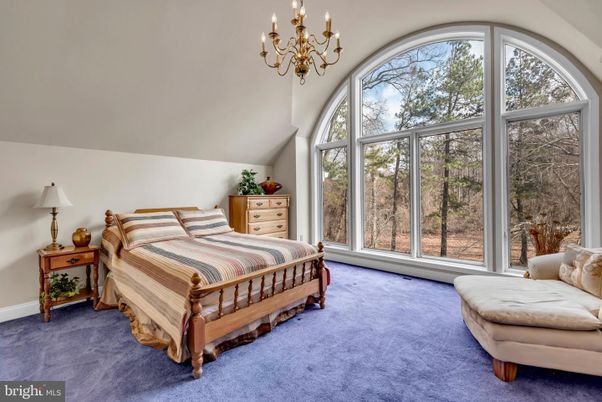 Bedroom, Chandelier, Interior