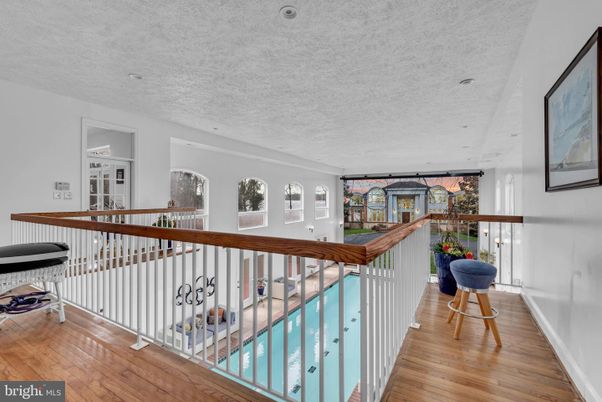 Interior, Recessed Lighting, Stone Walls, Wood Texture Flooring