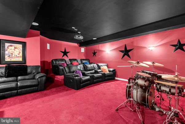 Home Theatre Room, Interior, Projection Screen, Theatre Room