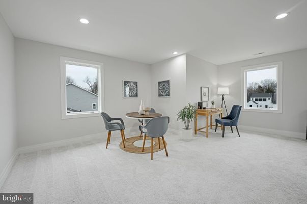 Home Office, Interior, Recessed Lighting