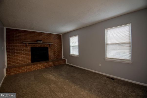 Empty room, Fireplace, Interior, Stone Walls