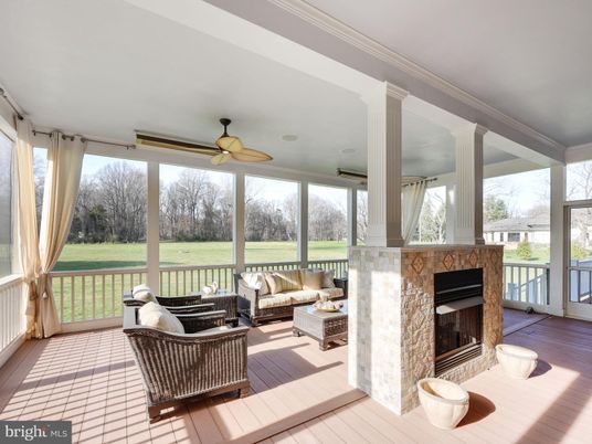 Fireplace, Interior, Living room, Sun Room