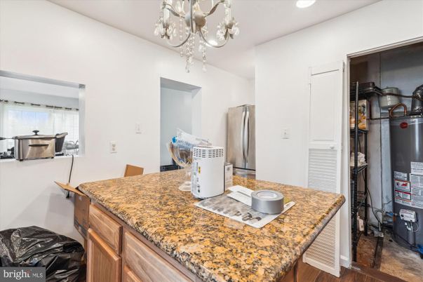 Chandelier, Interior, Kitchen, Recessed Lighting, Wood Texture Flooring