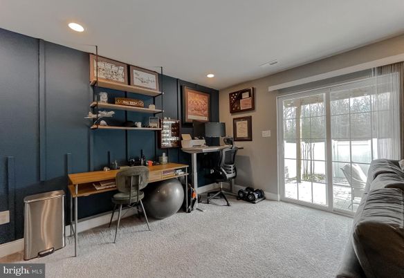Home Office, Interior, Recessed Lighting