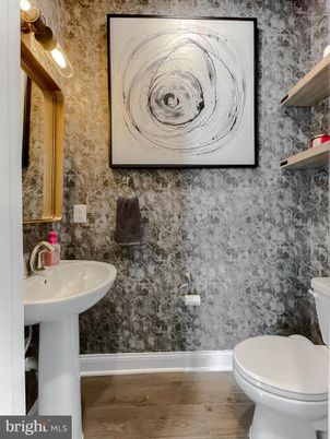 Bathroom, Interior, Wood Texture Flooring