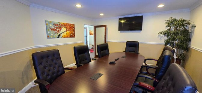 Home Office, Interior, Recessed Lighting