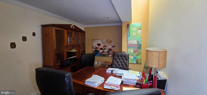 Home Office, Interior, Recessed Lighting