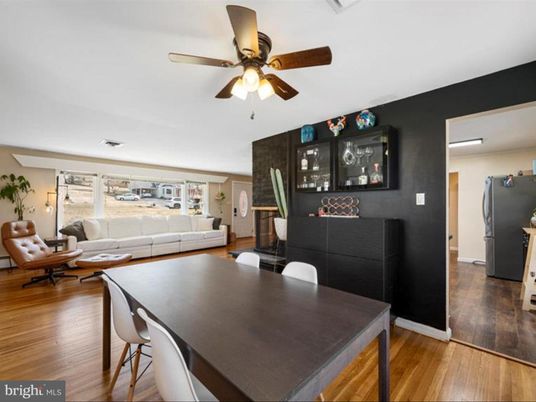 Dining room, Interior, Living room, Wood Texture Flooring