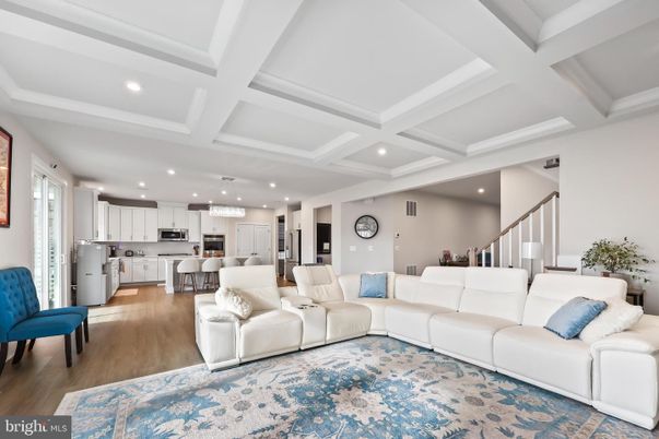 Interior, Kitchen, Living room, Pendant Lights, Recessed Lighting, Stainless Steel Appliances, Wood Texture Flooring
