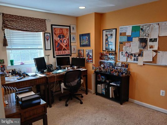Home Office, Interior, Recessed Lighting